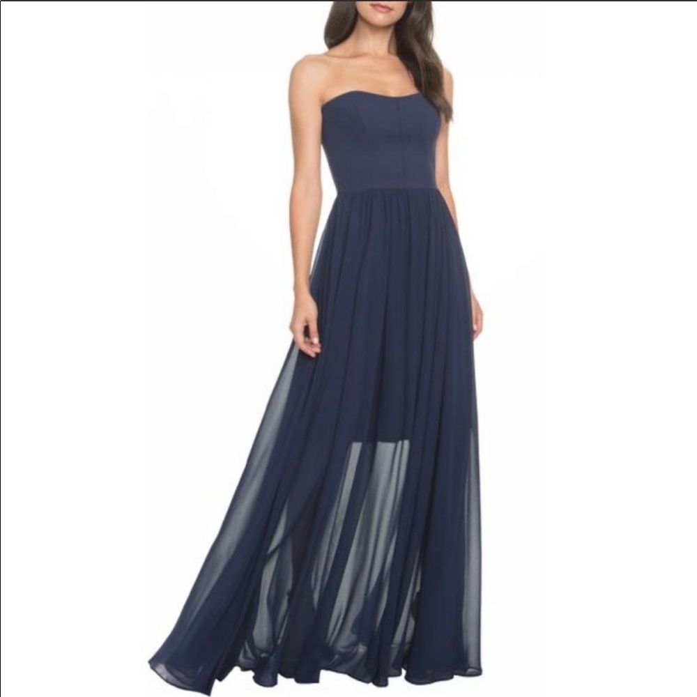 Dress the Population Ella maxi gown navy M